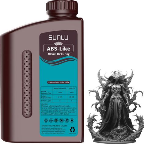 Sunlu ABS color gris oscuro 1 kg (1/4)