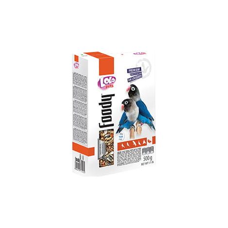 LoLo Pets FOODY PREMIUM 500 g Futter für LIEBLINGSVÖGEL (1/2)