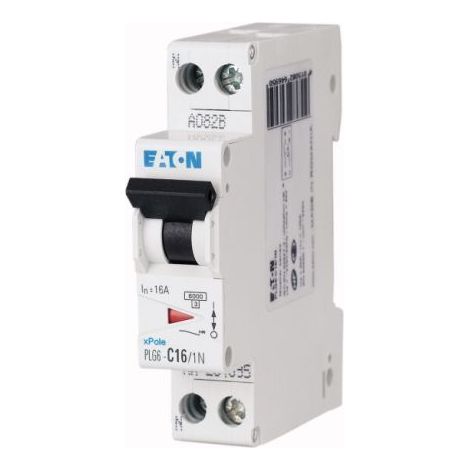 Disjoncteur Eaton Eaton Moeller 1P+N, 40A, montage rail DIN ( Prix pour 1 )