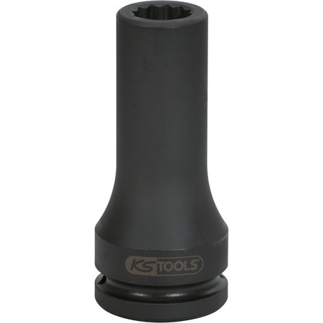 KS Tools - Douille à chocs pour culasse 12 pans 3/4'', L.110 mm - 17 mm - 455.0010 (1/5)