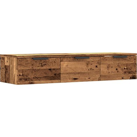 Maison Exclusive - Armadietto a Muro Legno Vecchio 102x30x20 cm Legno Multistrato