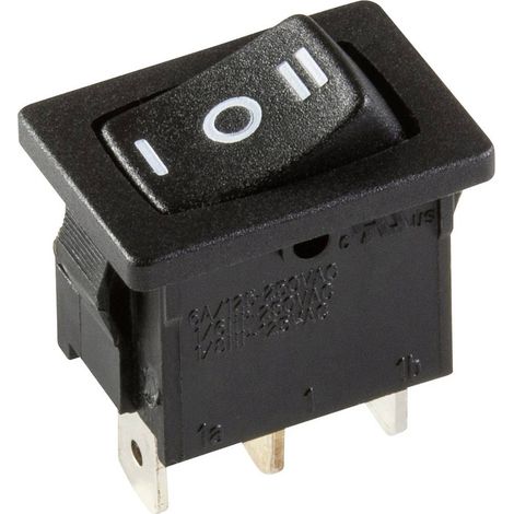 interBär 3632-100.22 Interruttore a bilanciere 3632-100.22 250 V/AC 10 A 1 x On/Off/On Permanente 1 pz.
