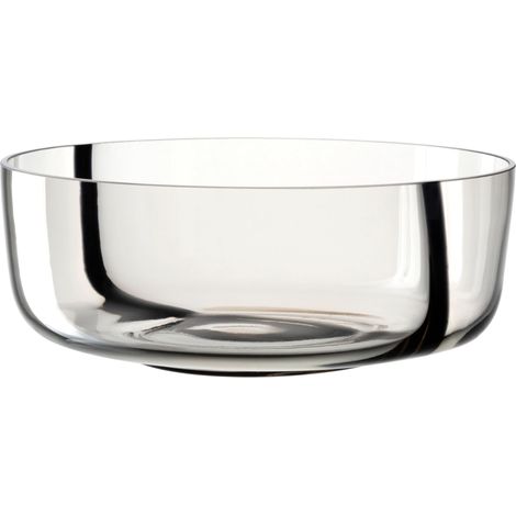 Bol de service décoratif - Pour toutes les situations - Accessoire d'intérieur élégant - Objet design élégant - Hauteur : 10 cm - Taupe (1/4)