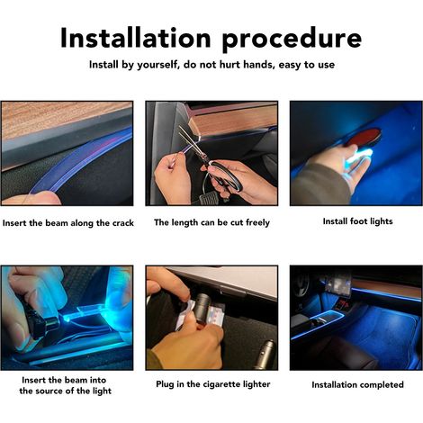 LED-Innenraumbeleuchtung per App steuerbar – Ersatz für Tesla Model 3 und Model Y (1/5)