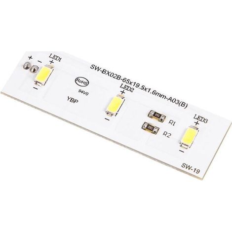 Barre LED pour Réfrigérateur Remplacement Lumineuse Pièce Réparation ZBE2350HCA SW-BX02B (1/4)