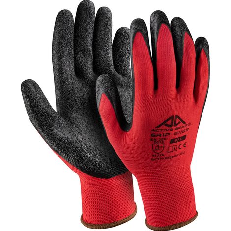 Gants de manutention enduit latex 3131 - Taille : T9 - ACTIVE GEAR