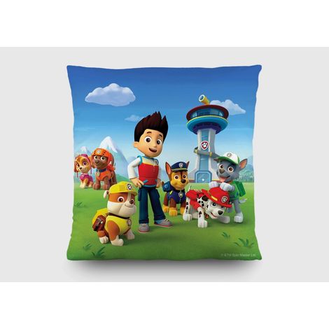 Coussin - Pat' Patrouille devant la tour - 40x40 cm (1/5)