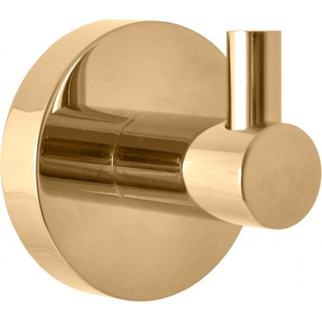 Lot de 2 patères simples COLORADO en laiton doré 5,3 cm (1/2)