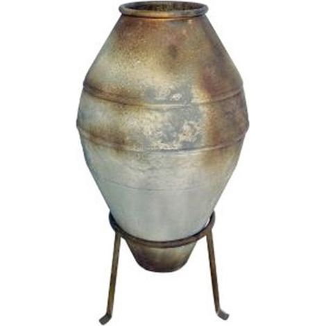 Jarron Metal 49X49X93 Pie