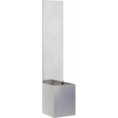 Écran de confidentialité de jardin Fretwork Argent 32 x 140 cm (1/5)