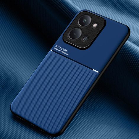 Coque pour Xiaomi Redmi 15C 5G/15C 4G/Poco C85, Grâce Exquis Mode Texture Doux Étui, Premium Très Mince Antichoc Antidérapante TPU + PU Bumper Silicone Housse. Bleu (1/5)