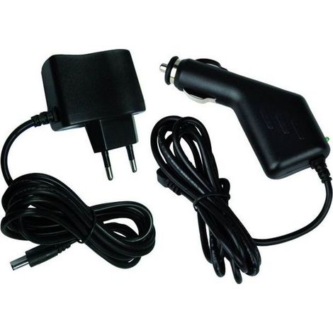 Caricabatterie per Torce Piego Casa-Auto 230V-12V