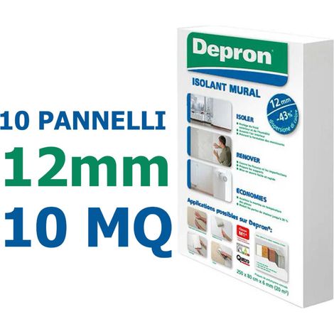 EAC – Panneau d'isolation en polystyrène extrudé 12 mm – Haute densité – Protection contre l'humidité – Dimensions 80x125 cm (1/5)