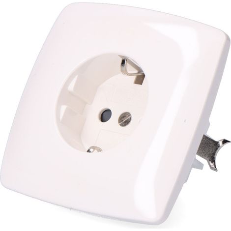 Flush Flush T/t Basis Schuko 10/16 A 250 V, Weiß (unter Schrumpffolie)