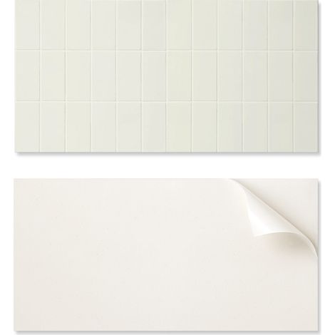 Panel decorativo de vinilo para pared con estampado, 100x50 cm, paneles rectangulares en cuadr铆cula.