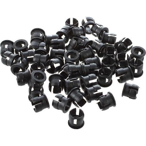 50 supports de LED en plastique noir de 5 mm pour panneau d'affichage à clip (1/5)