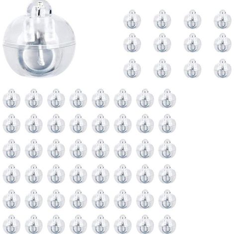 60 guirlandes lumineuses LED en forme de ballon, pour une utilisation intérieure et extérieure, fêtes, événements, divertissements, anniversaires, mariages, Halloween, Noël (jaunes) (1/5)