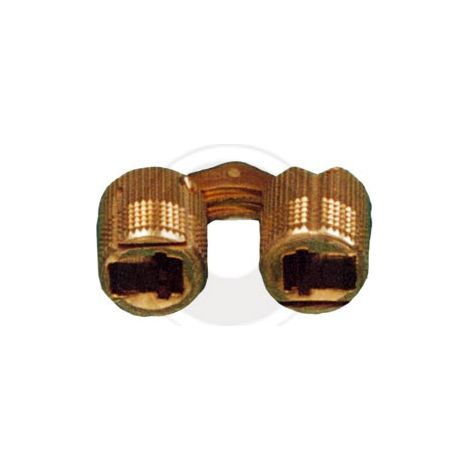 CERNIERA CILINDRICA INVISIBILE OTTONE D 14 MM- 24,0 pz