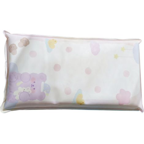 Oreiller Rafraîchissant Été avec Gel Cristal de Glace pour Sieste Étudiant - Ours Violet