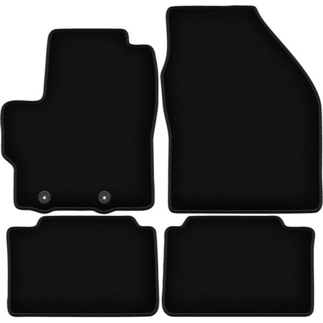 Tapis de sol BASIC en velours noir pour : Toyota Yaris Cross crossover (2020-) (1/5)