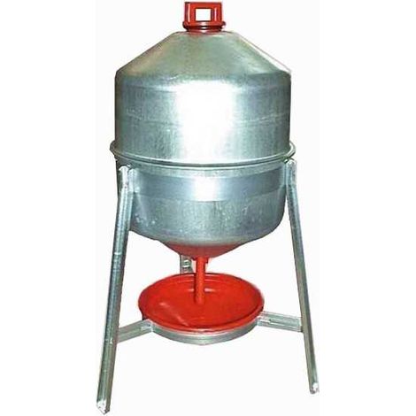 Abbeveratoio Avicoli Su Tripode Zincato New Contro Lt 30 - 1 Pz