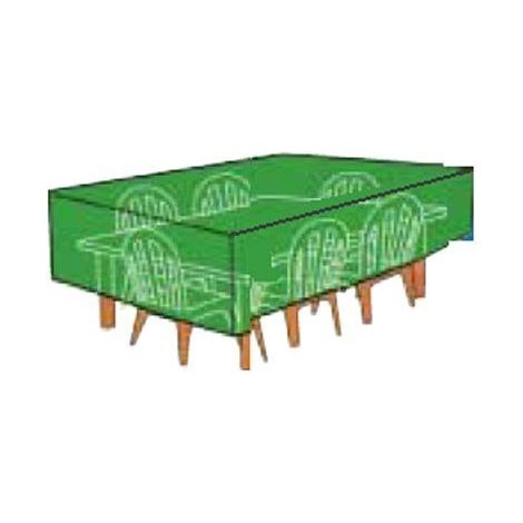 TELO di COPERTURA in PE per TAVOLO RETTANGOLARE Giardino PAPILLON 100X110X220CM