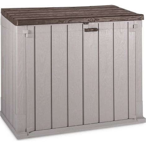 Baule container apribile in resina multiuso per esterno STORA WAY