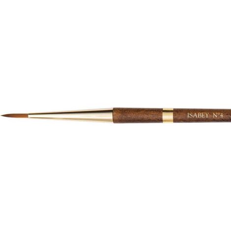 Pinceau - Rond - Aquarelle - Isabey - Isaqua - 6241i - N°4- Fibres synthétiques (1/3)