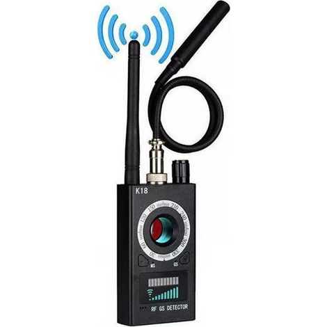 Détecteur multifonction K18 Mini caméra espion audio Localisateur GSM Objectif de signal GPS Localisateur RF Détecteur sans fil (1/5)
