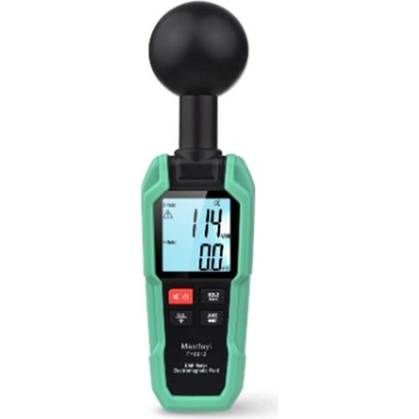 Détecteur EMF - Compteur, détecteur de rayonnement LCD rétroéclairé, avec 3 sondes pour une mesure à 360°, compteur numérique pour la maison intérieure et extérieure (1/5)