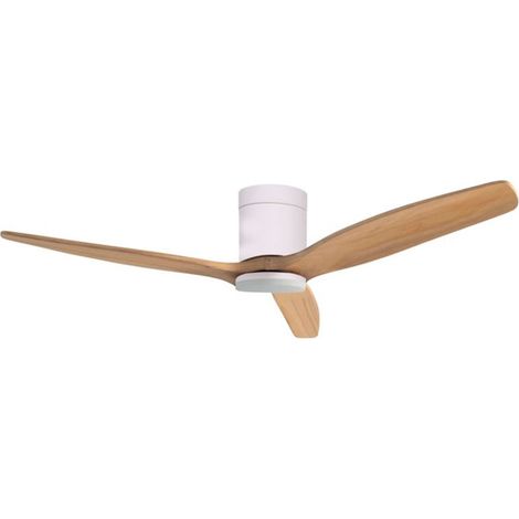 Kasama Deckenventilator mit einstellbarem CCT-Licht und Ø132 DC-Steuerung Weiß