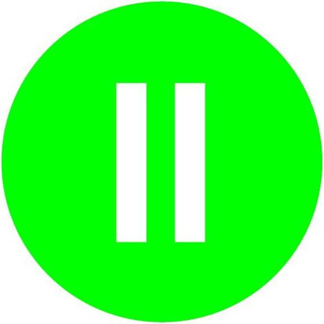 Étiquette bouton ' coup de poing ' vert II EATON M22-XDP-G-X2