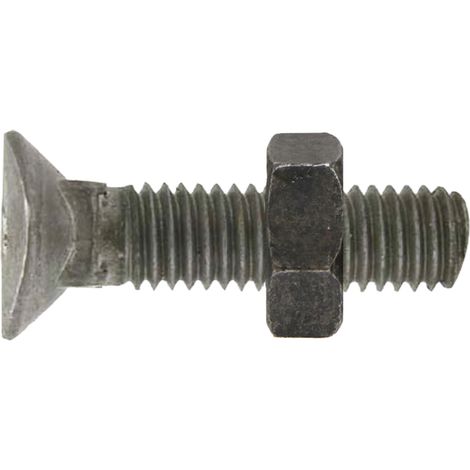 Perno de arado con tuerca M12, longitud 90 mm, clase 10.9, para arado 30.018 x 25 piezas. (1/2)