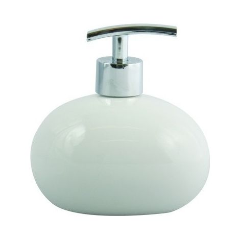 Distributeur de savon Céramique JAVA Blanc MSV (1/3)