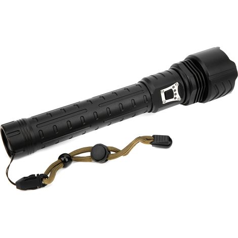 Lampe Torche Puissante XHP90 Zoom Réglable avec Écran LED pour Randonnée et Camping (1/5)