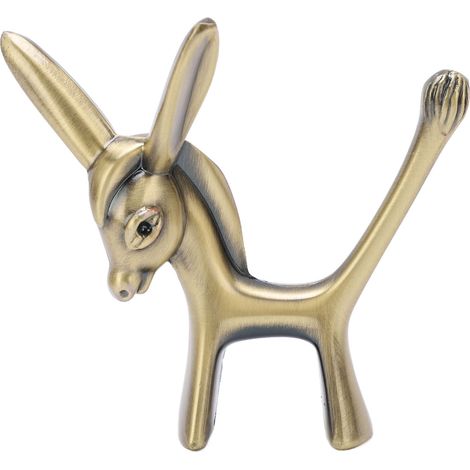 Robuster Eselringhalter aus Zinklegierung, Vintage-Statue für Schmuck und Ringe, stilvoller und sicherer Schmuckorganizer. (1/5)