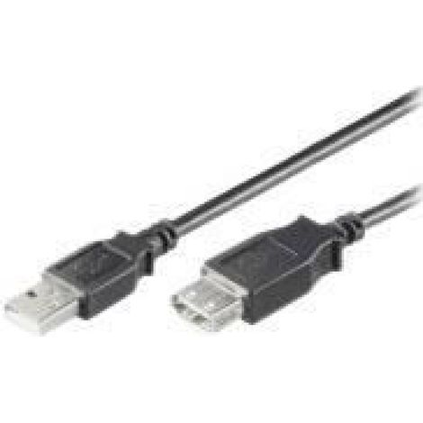 Rallonge USB - USB 2.0 - Connecteur A Mâle vers A Femelle - 1,8 m - Transfert Données Jusqu'à 480 Mbit/s
