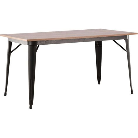 Table à Manger Design "Tempe" 140cm Noyer (1/5)