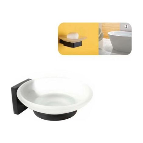 PORTE-SAVON PORTE-SAVON PORTE-SAVON SALLE DE BAIN MEUBLES DE MAISON NOIR CUISINE 02102 (1/2)