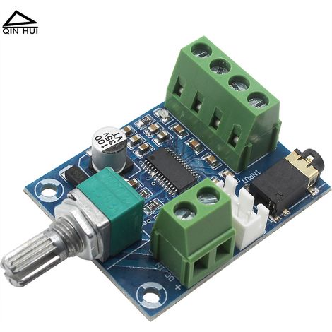 Module d'amplification audio stéréo double canal 30 W pour audiophiles (à monter soi-même), boîtier haut-parleur intégré. (1/4)