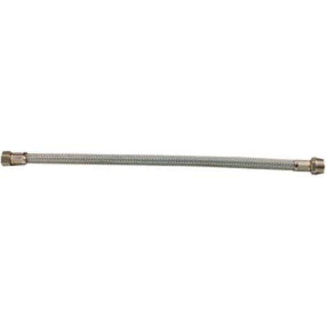 10 x FLESSIBILE INOX MAS/FEM 1/2 35 CM DN.10