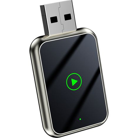 Adaptateur CarPlay sans fil 2 en 1 - Voiture - Convertisseur mini-USB - Pour CarPlay iOS en voiture (1/4)