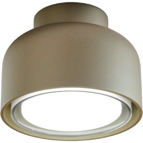 Plafoniera BOTTONE moderna in alluminio Sabbia 1xGX53