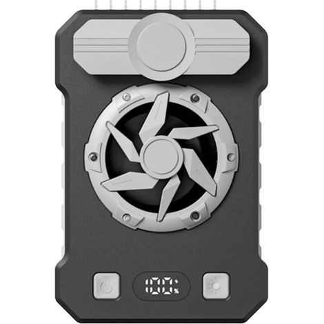 Ventilateur portable pour chemise avec batterie rechargeable de 10 000 mAh, ventilateur de refroidissement puissant à 3 vitesses, idéal pour chantier, voyage, entrepôt et extérieur (1/5)