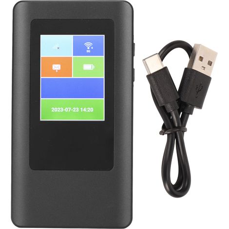 Dualband-5G-Mobil-WLAN-Router (2,4 GHz/5,8 GHz), tragbarer Hotspot für Reisen, unterstützt bis zu 16 Nutzer (1/5)