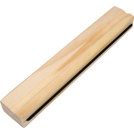 Striglia in legno con lama seghettata in metallo 23 cm