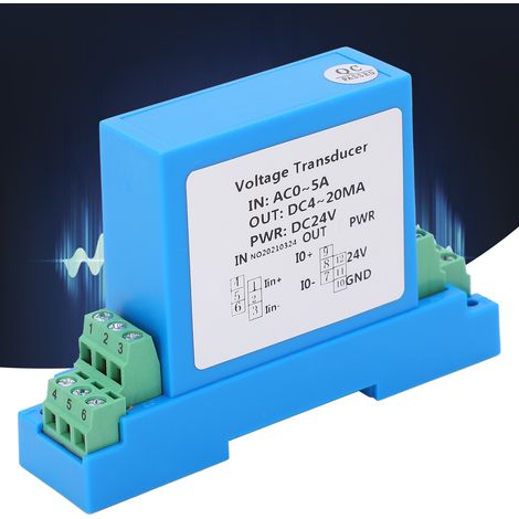 Transmetteur de courant AC sortie DC4‑20mA pour contrôle de distribution électrique transformateur 0‑5A