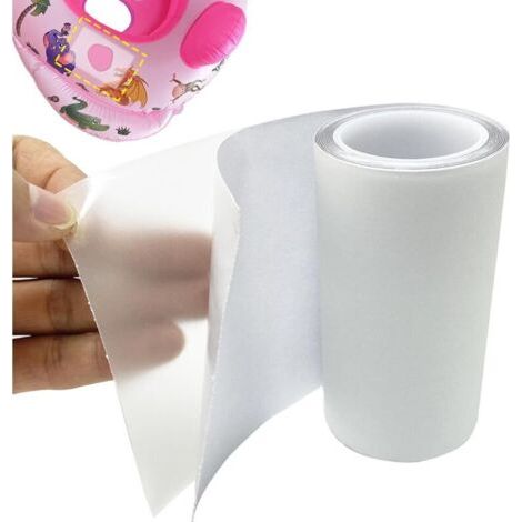 1 rouleau (1mx10cm) de kit de réparation gonflable, colle de réparation pour coussin d'air TPU imperméable