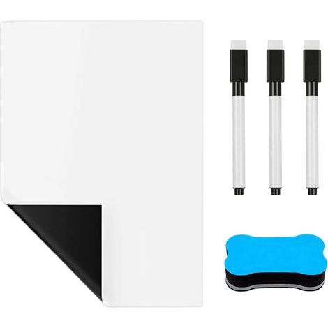 Tableau Magnetique Frigo,Tableau Aimanté Frigo Blanc Magnetique 21x30cm (1/5)