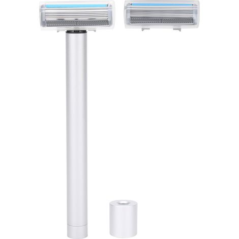Rasoir électrique double lame pour homme, portable, vibrations réglables, rasoir en métal, convient à une utilisation à domicile et en salon. (1/5)